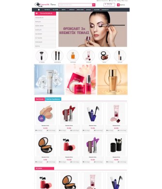 Opencart 3.x Kozmetik Parfüm Full Paket