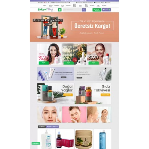 Opencart 3.x Bitkisel v2 Full Paket