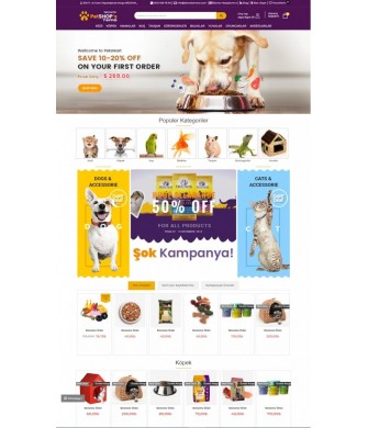 Opencart 3x Petshops Tema Full Paket